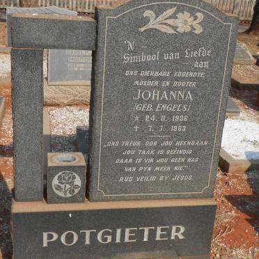 POTGIETER Johanna nee ENGELS 1936-1963