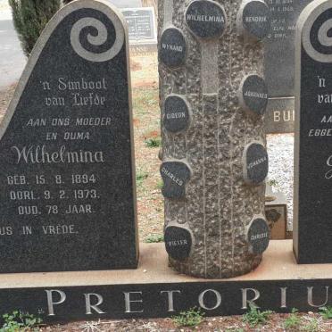 PRETORIUS Johannes 1890-1967 &amp; Wilhelmina 1894-1973