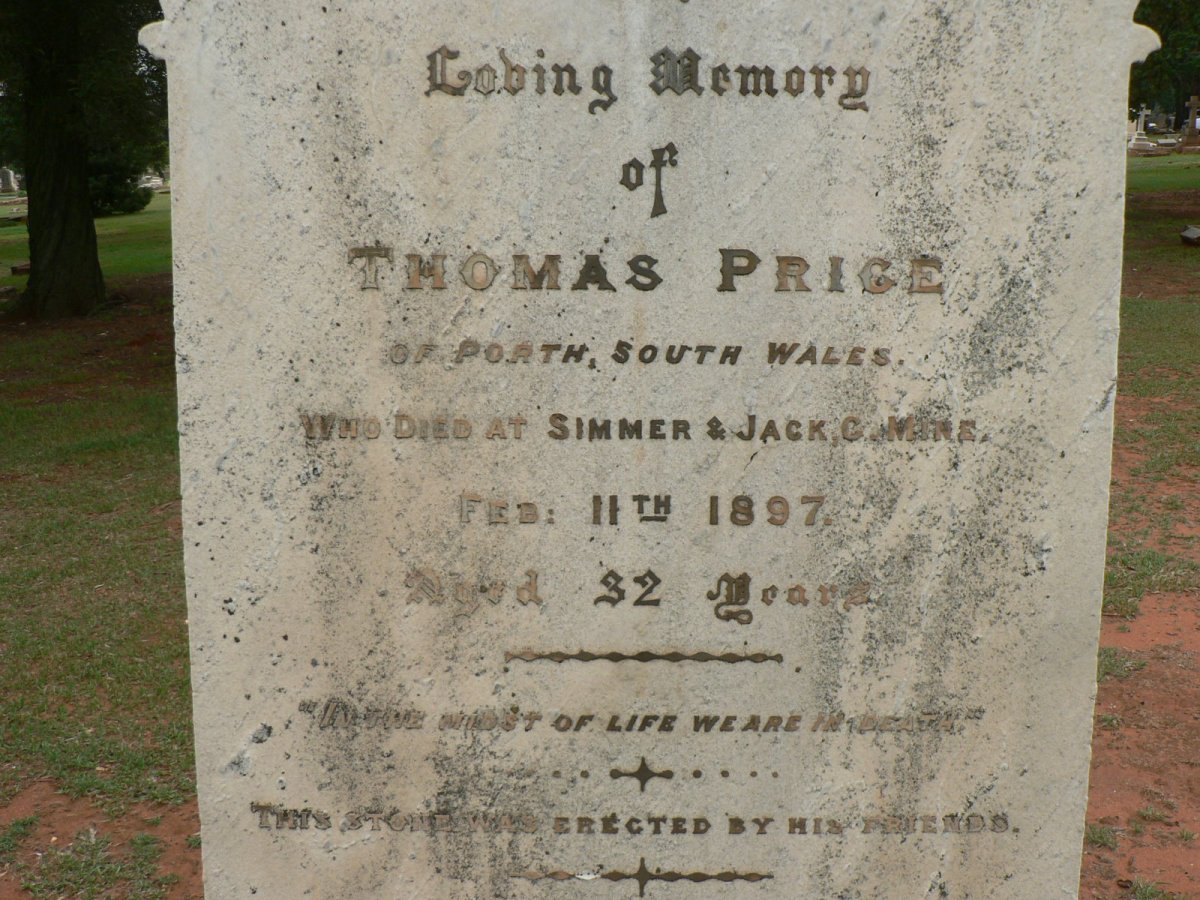 PRICE Thomas -1897