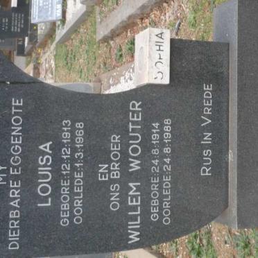 PRETORIUS Willem Wouter 1914-1988 &amp; Louisa 1913-1968