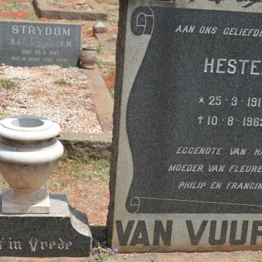 VUUREN Hester, van 1915-1962