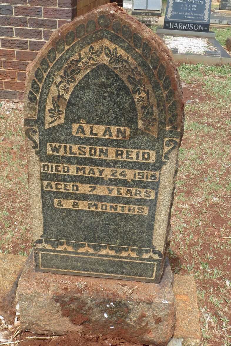 REID Alan Wilson -1918