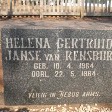 RENSBURG Helena Gertruida, Janse van 1964-1964
