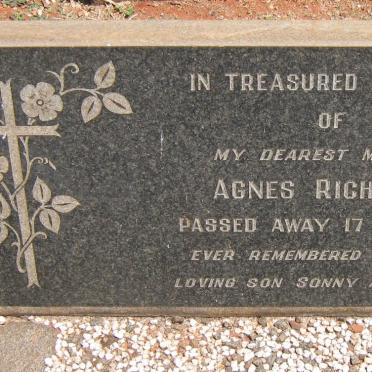 RICHARDS Agnes -1958