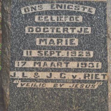 RIET Marie, v. 1925-1931