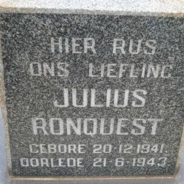 RONQUEST Julius 1941-1943