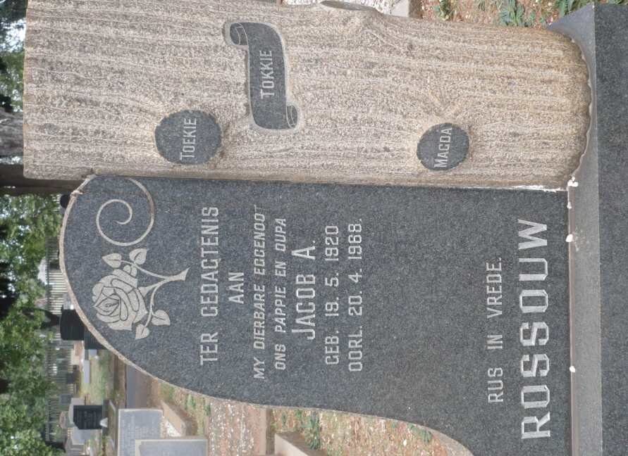ROSSOUW Jacob A. 1920-1968