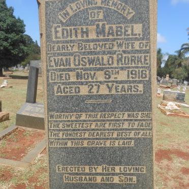 RORKE Edith Mabel -1916