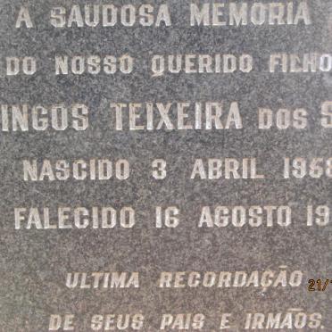 SANTOS Domingos Teixeira, dos 1958-1961
