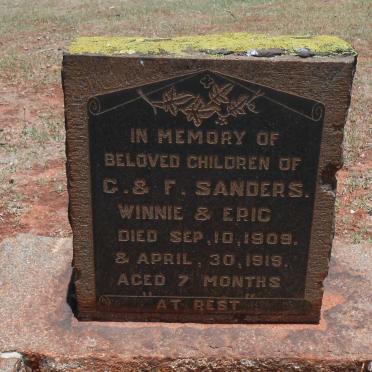 SANDERS Winnie -1909 :: SANDERS Eric -1919