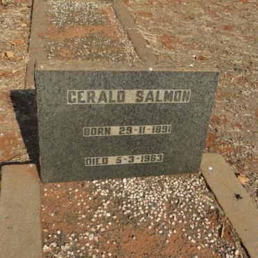 SALMON Gerald 1891-1963