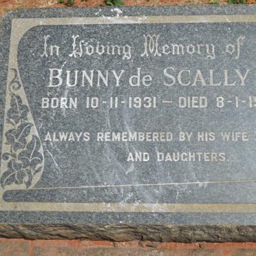 SCALLY Bunny, de 1931-1961