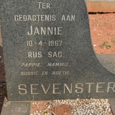 SEVENSTER Jannie -1967