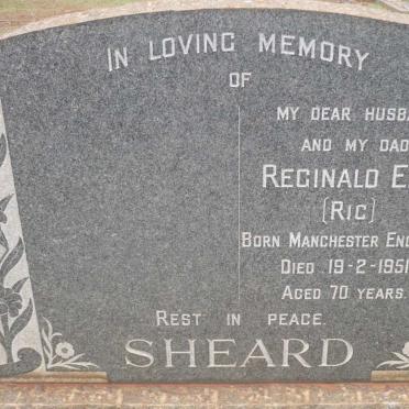 SHEARD Reginald Eric -1951