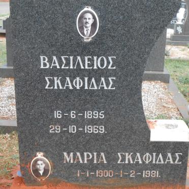 SKAPHIDAS Vasileos 1895-1969 &amp; Maria 1900-1981