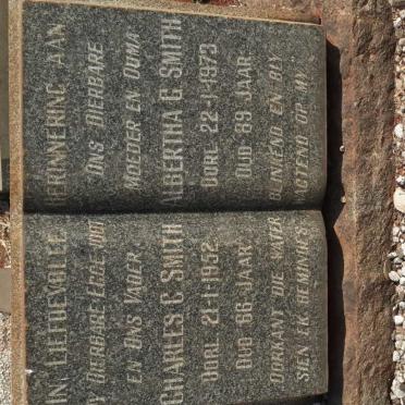 SMITH Charles G. -1952 &amp; Albertha G. -1973