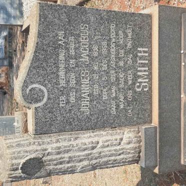 SMITH Johannes Jacobus 1936-1959