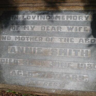 SMITH Annie -1930