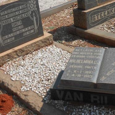 SMITH Maria Magdalena nee PRINSLOO 1872-1951 :: VAN BILJON Wilhelmina C.J. nee SMITH 1897-1963