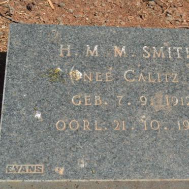 SMITH H.M.M. nee CALITZ 1912-1993