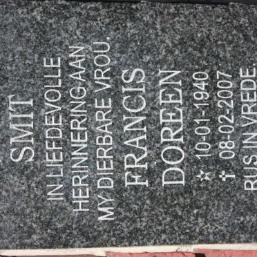 SMIT Francis Doreen 1940-2007