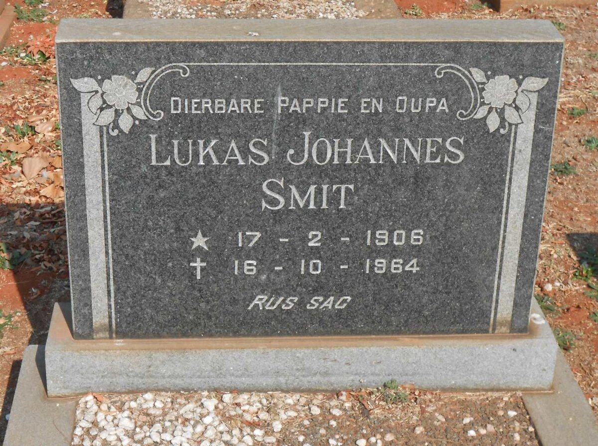 SMIT Lukas Johannes 1906-1964