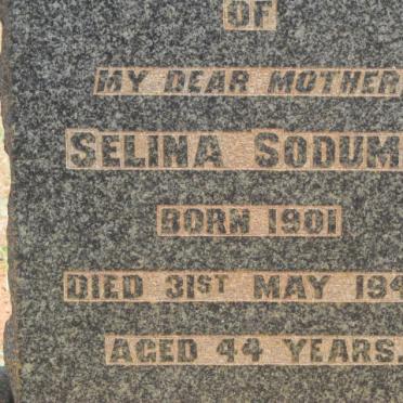 SODUMO Selina 1901-1945