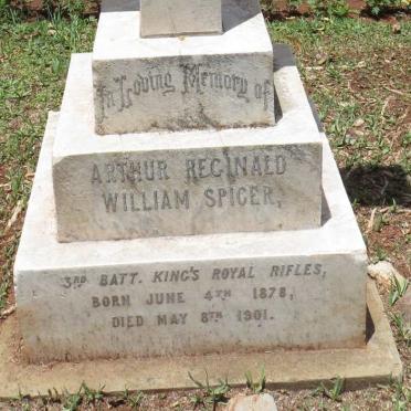 SPICER Arthur Reginald William 1878-1901