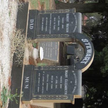 STEWART Robert Watson -1960 &amp; Mary Elizabeth -1954