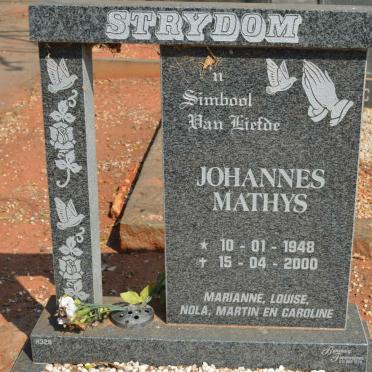 STRYDOM Johannes Mathys 1948-2000