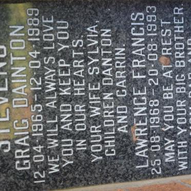 STEVENS Graig Dainton 1965-1989 :: STEVENS Lawrence Francis 1968-1993