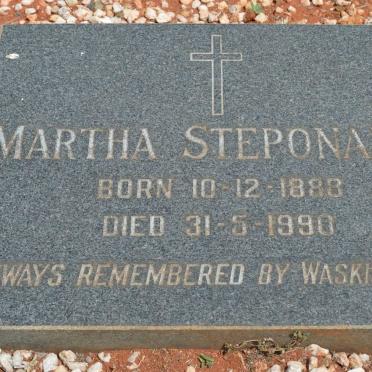 STEPONANIS Martha 1888-1990