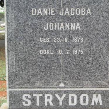 STRYDOM Danie Jacoba Johanna 1878-1975