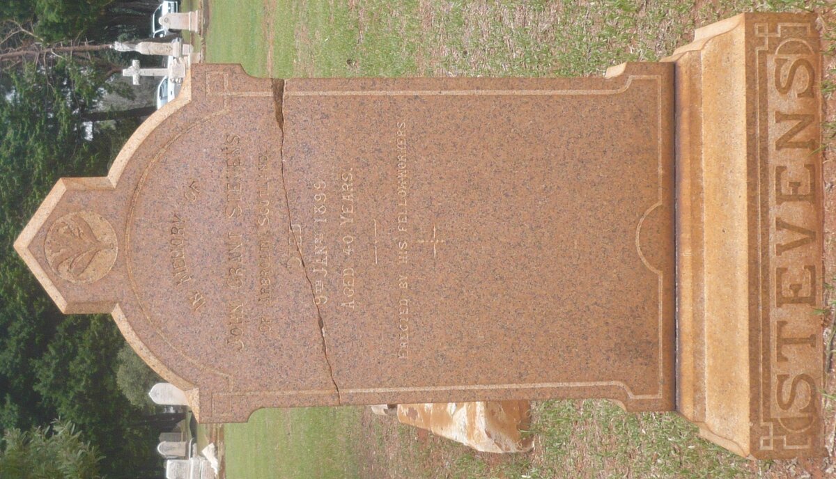 STEVENS John Grant -1899