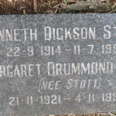 STOTT Kenneth Dickson 1914-1993 :: ROYAL Margaret Drummond nee STOTT 1921-1993