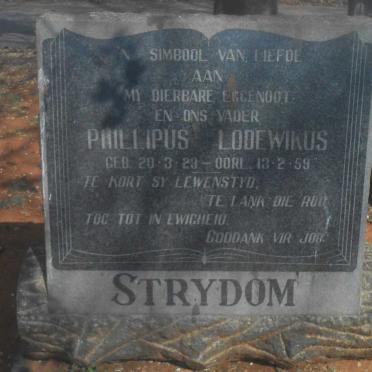 STRYDOM Phillipus Lodewikus 1929-1959