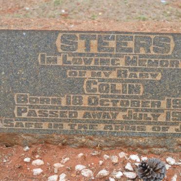 STEERS Colin 1926-1927