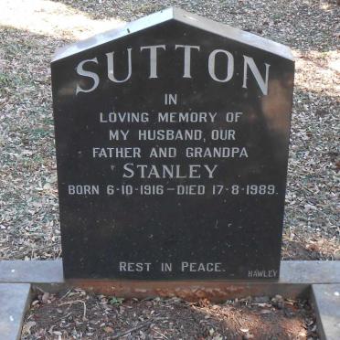 SUTTON Stanley 1916-1989