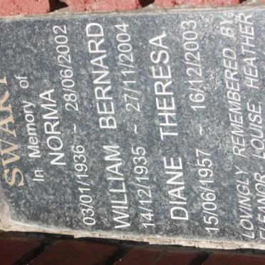SWART William Bernard 1935-2004 &amp; Norma 1936-2002 :: SWART Diane Theresa 1957-2003