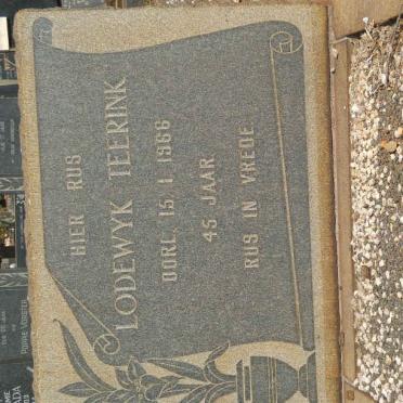 TEERINK Lodewyk -1966