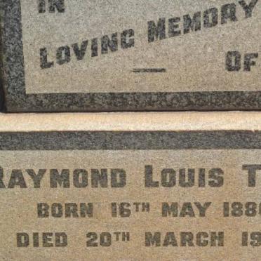 THOM Raymond Louis 1880-1959