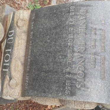 TOIT Daniel Francois, du 1906-1955
