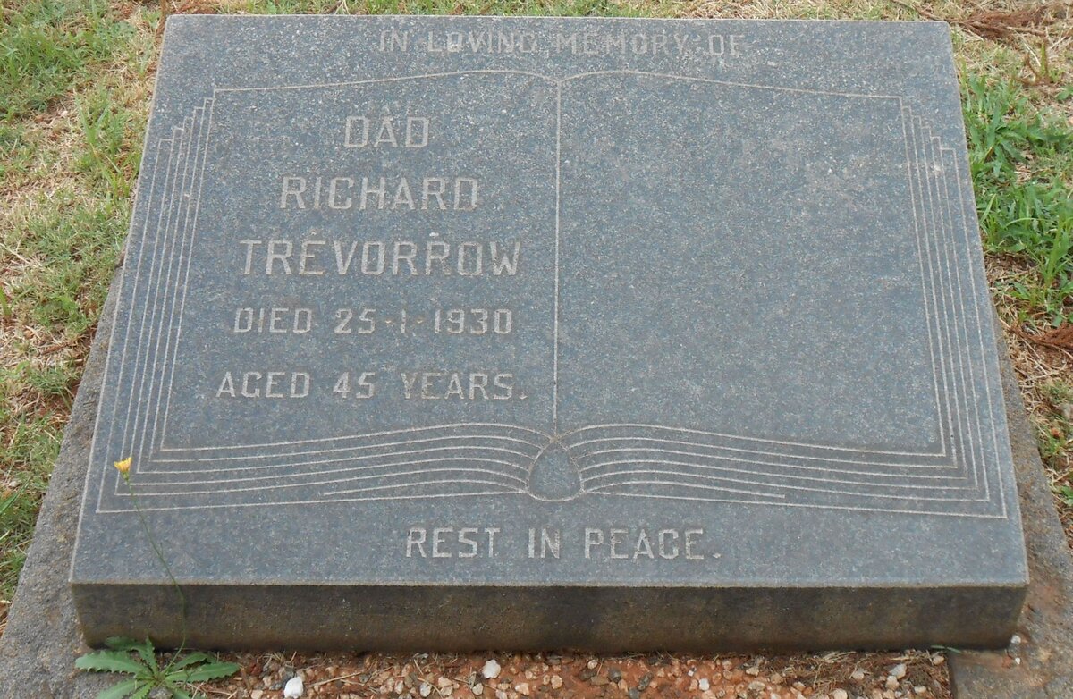 TREVORROW Richard -1930