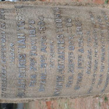 TROSKIE Johan Christian 1878-1924 :: TROSKIE Antonie Johannes 1906-192?