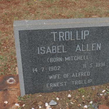 TROLLIP Isabel Allen nee MITCHELL 1902-1991