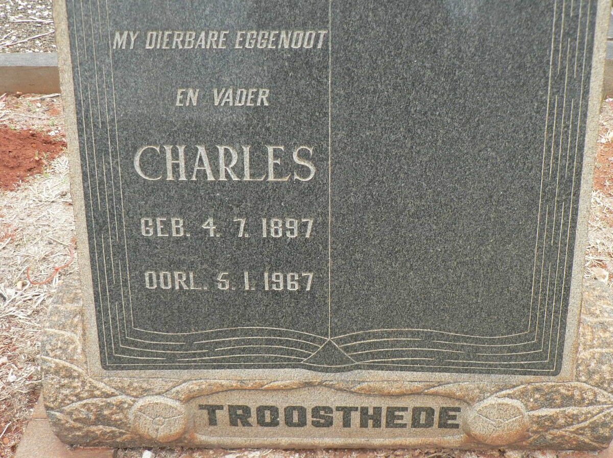 TROOSTHEDE Charles 1897-1967