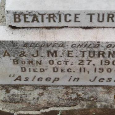 TURNER Beatrice 1903-1904
