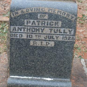 TULLY Patrick Anthony -1928
