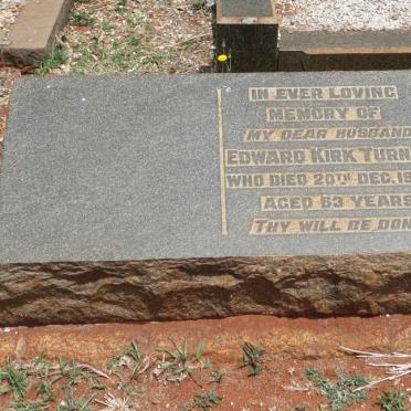 TURNER Edward Kirk -1943