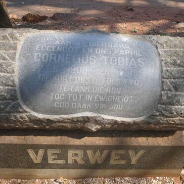 VERWEY Cornelius Tobias 1908-1951